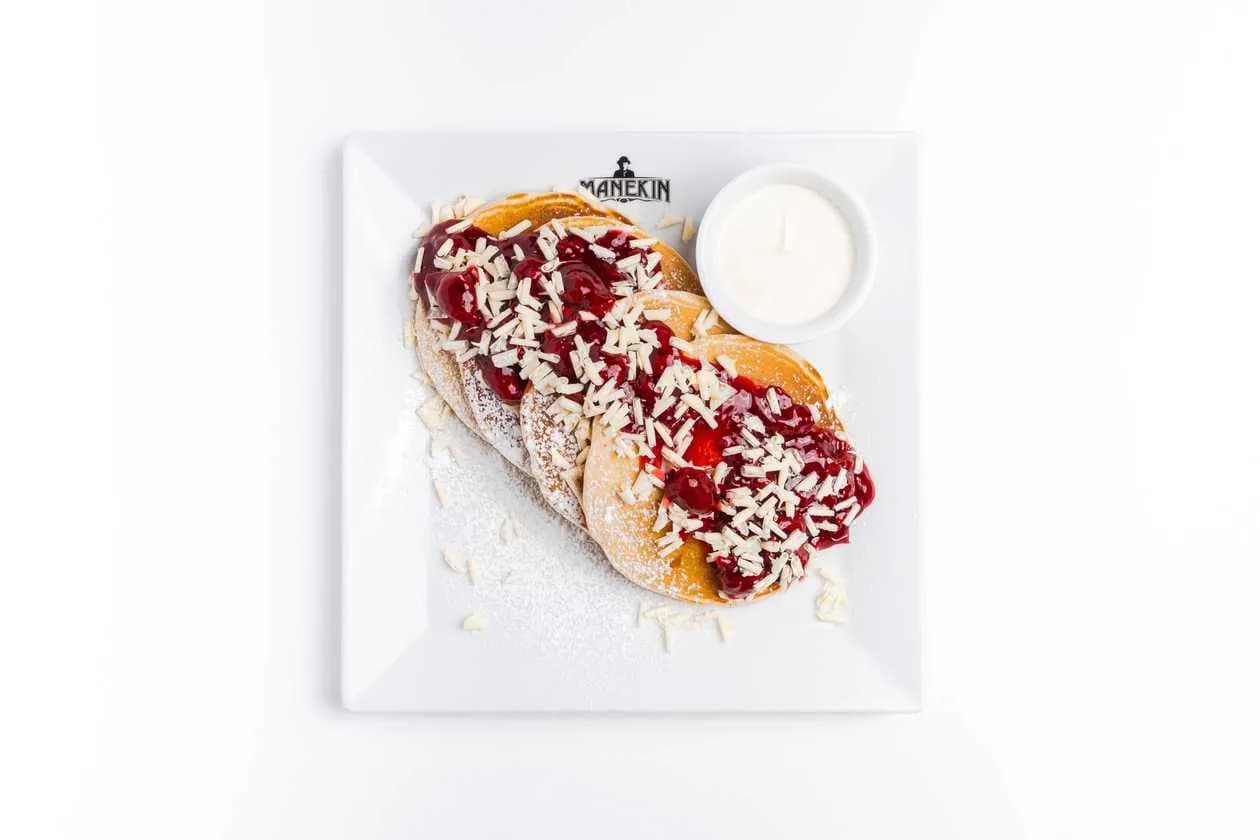 Cherries, White Chocolate, Cream Sauce