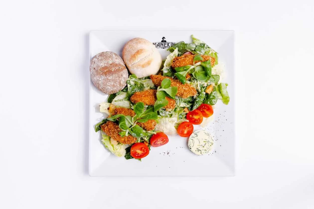 Cesare with Crunchy Chicken