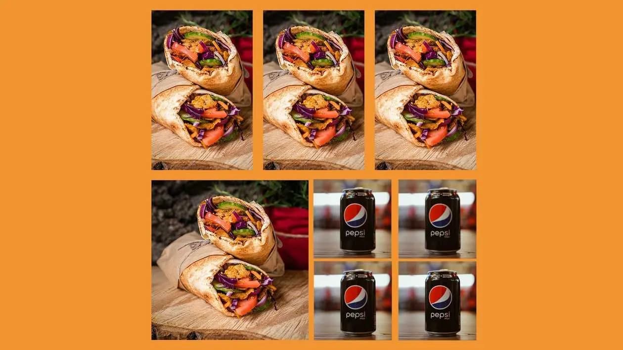 4 x kebs + 4 x napój