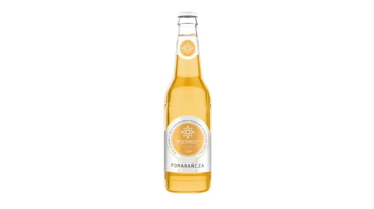 Oranżada Pierrot pomarańczowa w szklanej butelce 330 ml