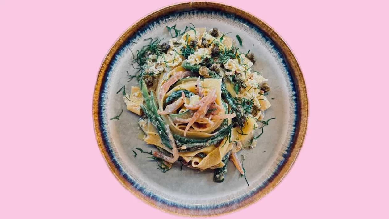 pappardelle a la carbonara