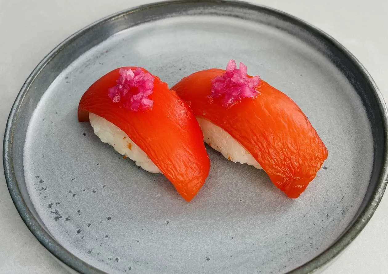 Nigiri Baked Peppers