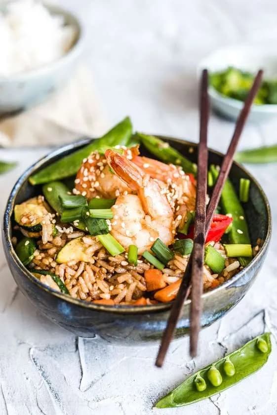 Fried Rice with Shrimps