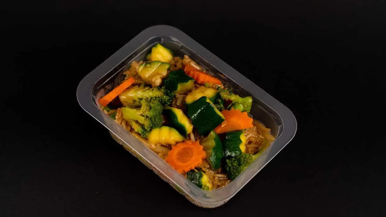 Fried rice with vegetables