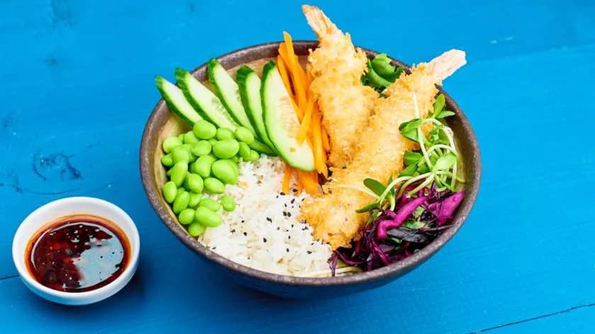 Tajski Bowl z Krewetkami