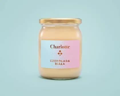 Krem Charlotte z białej czekolady średni