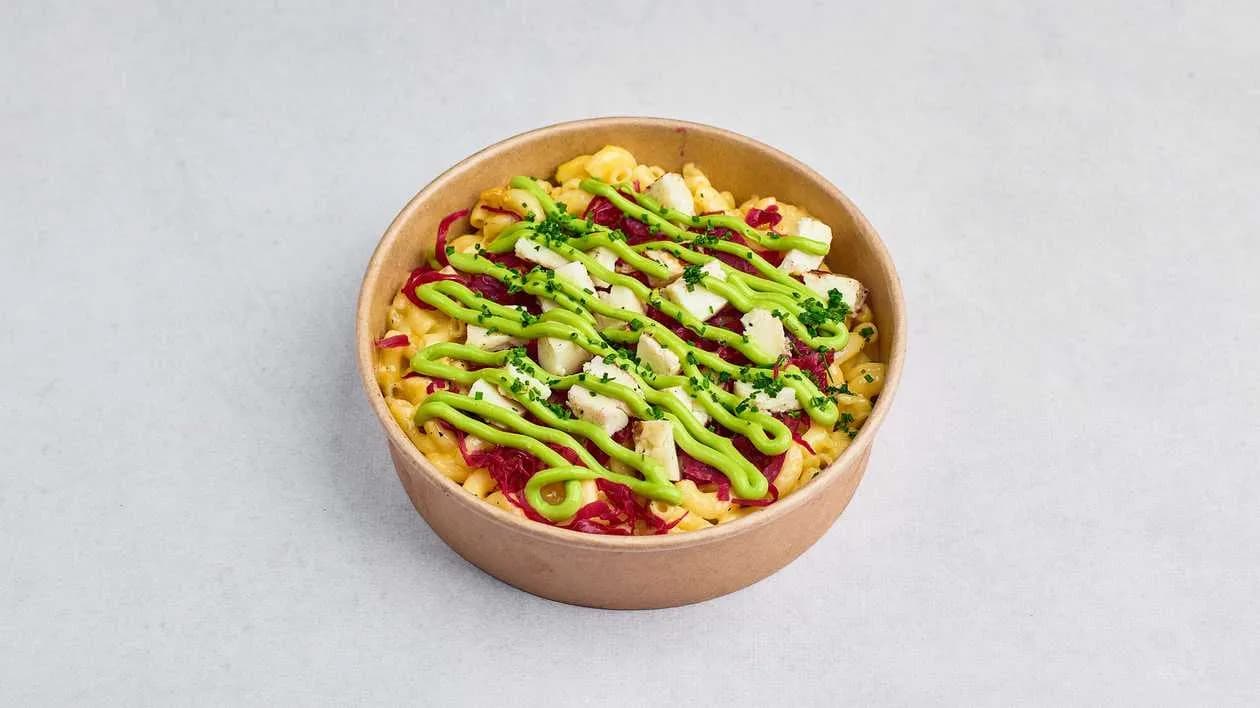 Mac & Cheese Halloumi