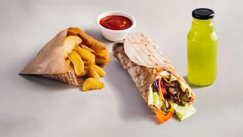 Vegan Pastrami Wrap Set