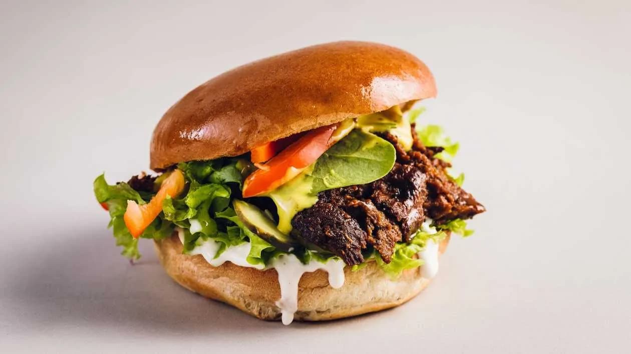 Vegan Pastrami Burger