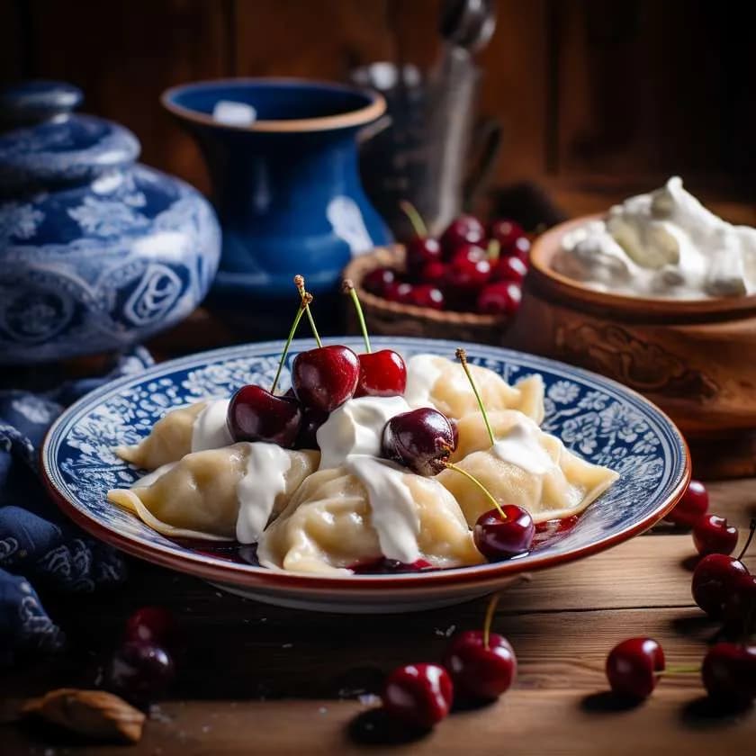 Pierogi with Cherries