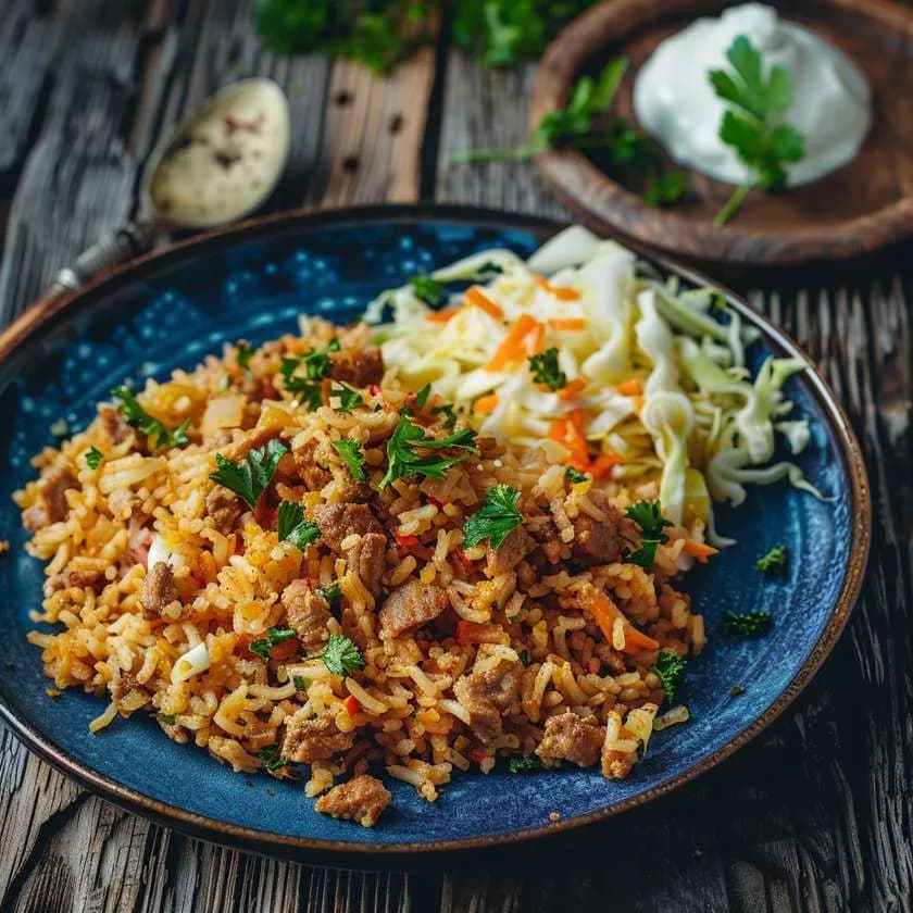 Pilaw z wieprzowiną