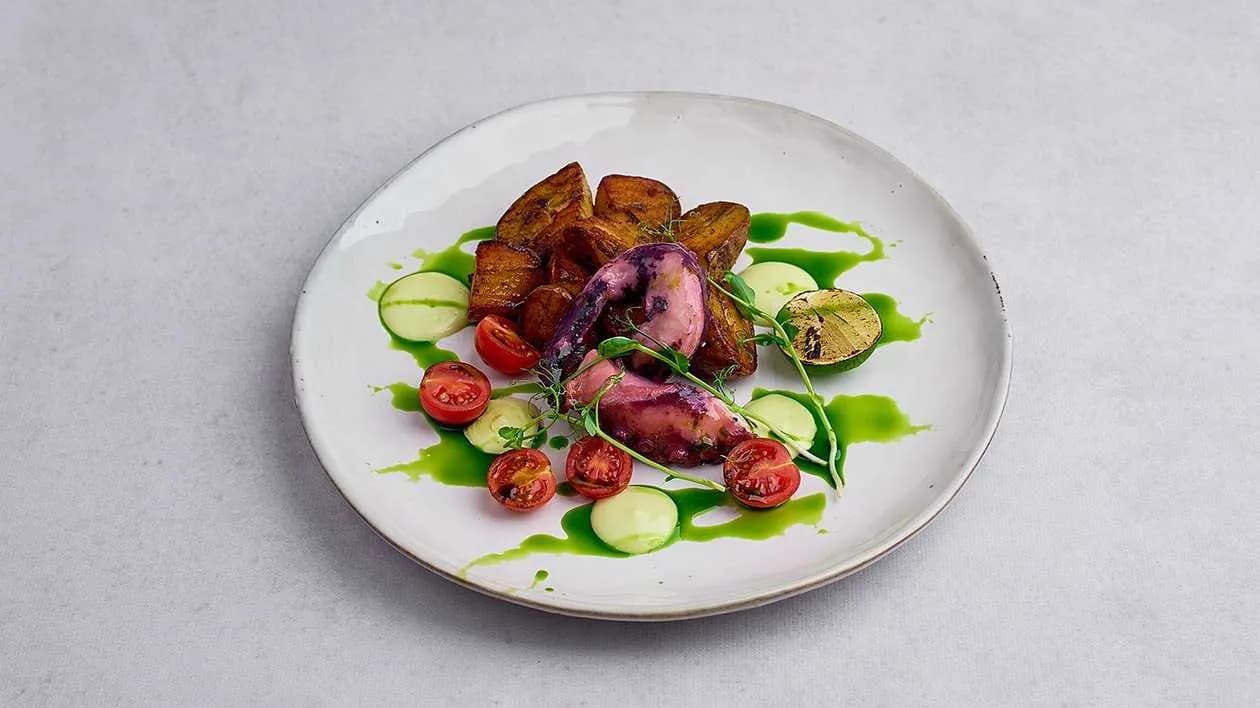 Salmon with crispy skin