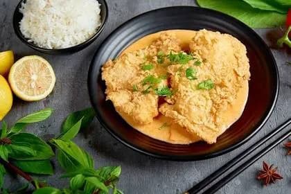 Ryba po Taisku z ryżem