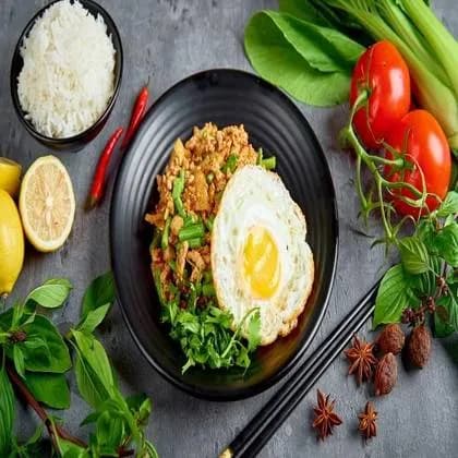 Pad Kra Pao with Rice