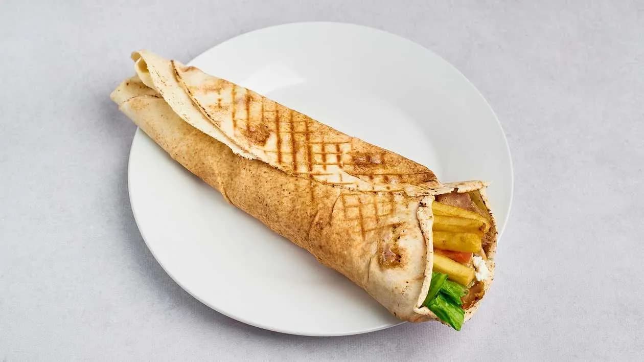 American Kebab with Fries Medium