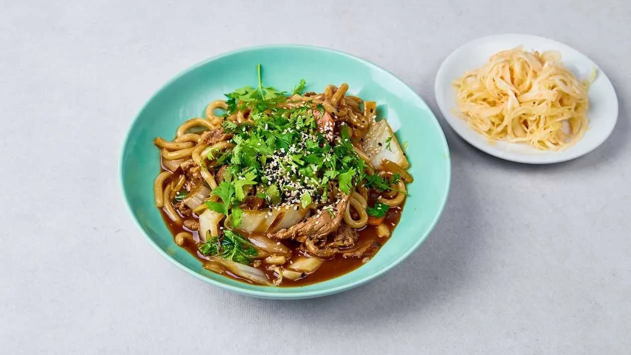 Udon with Beef