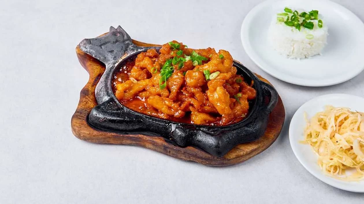 Chicken in Garlic Sauce