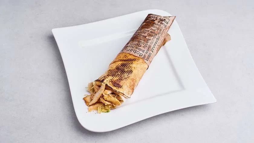 Pita z kurczakiem mega