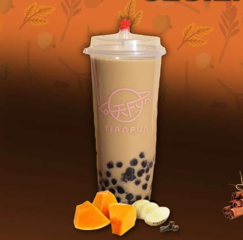 Pumpkin spice with tapioca