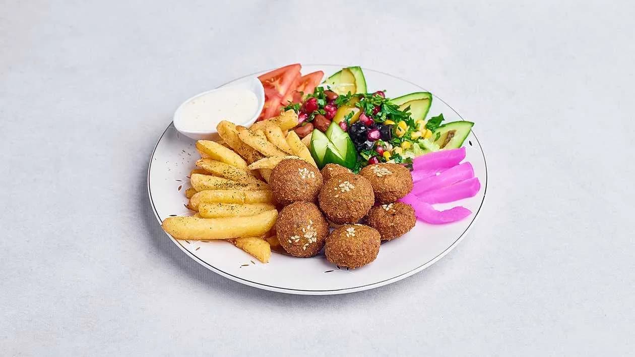 Falafel Plate with Fries