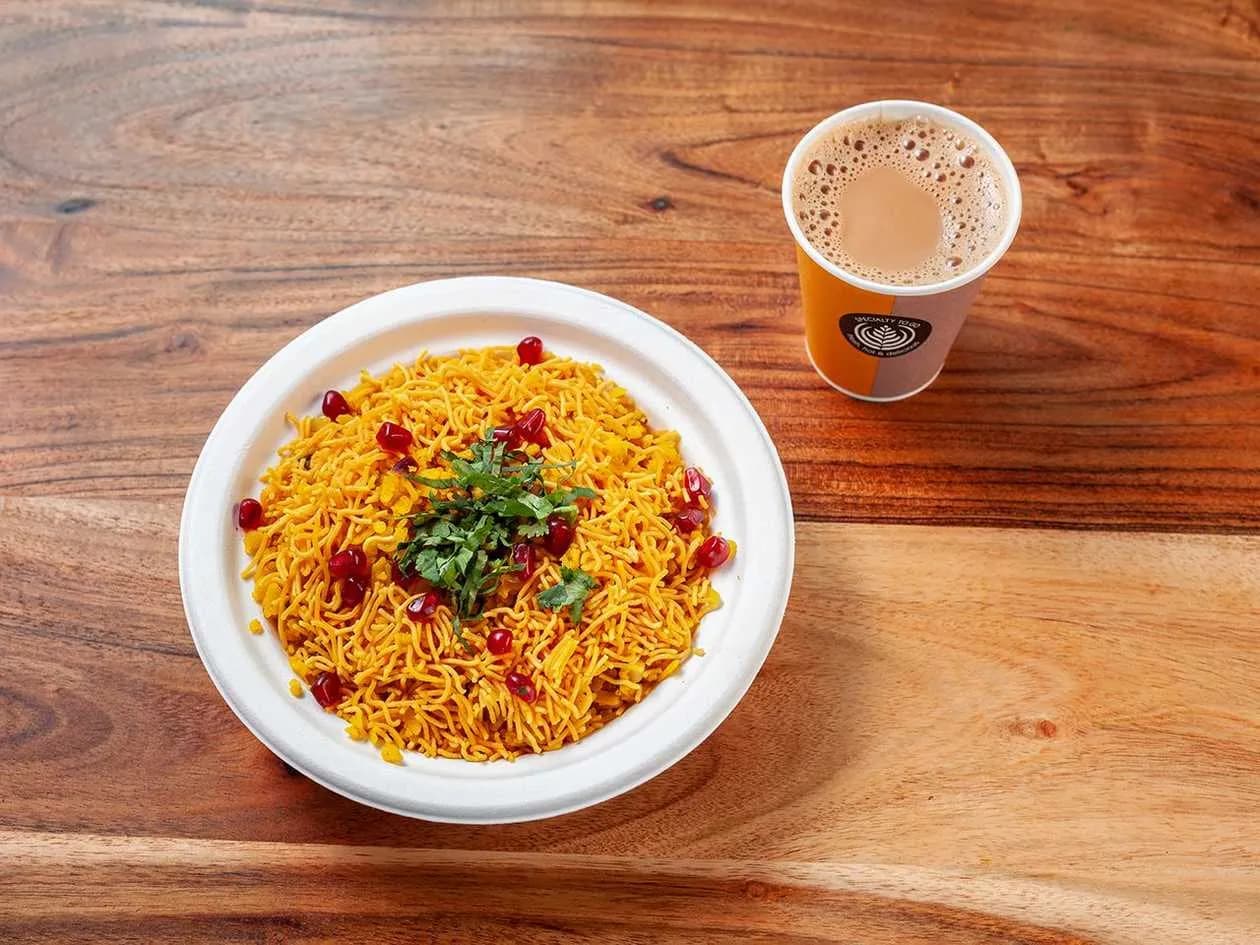 Poha + Tea