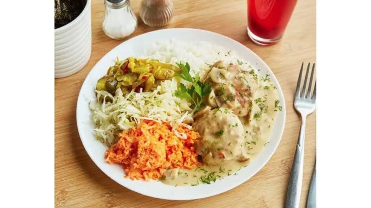 Poultry Meatballs with The Home Sauce