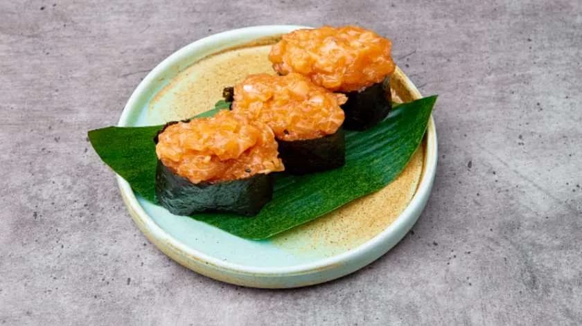 Gunka tatar z łososia