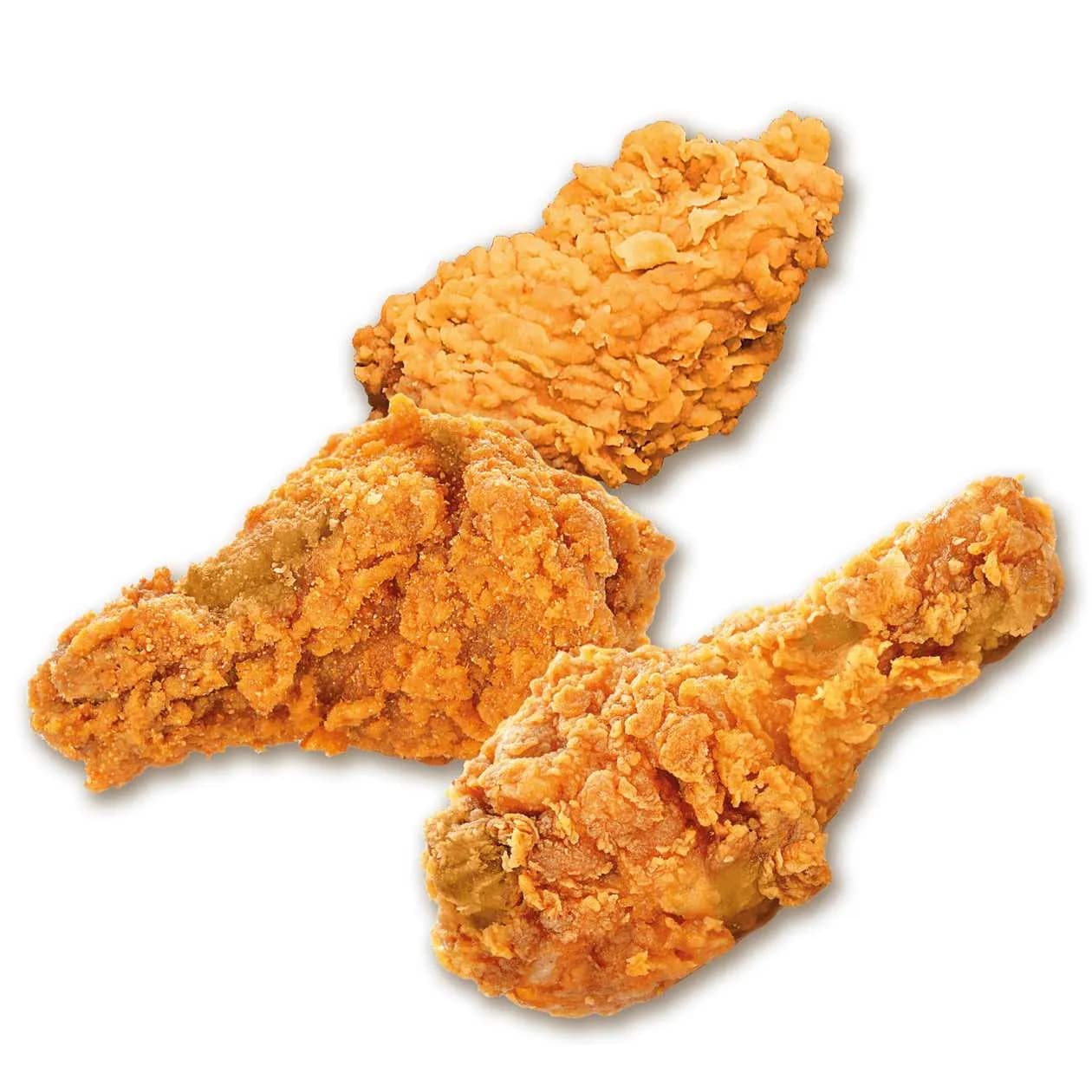 Skrzydełka panierowane 3 szt podawane z wybranym sosem