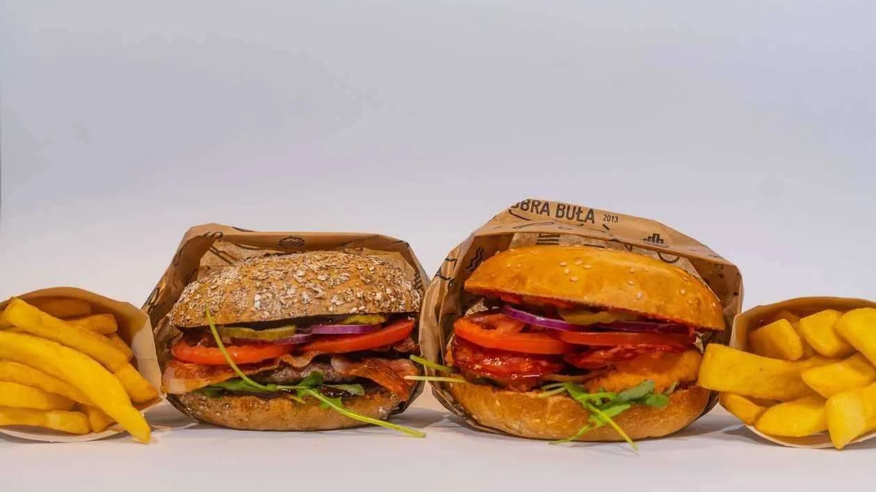 ZESTAW 2 x Burger + 2 x Frytki