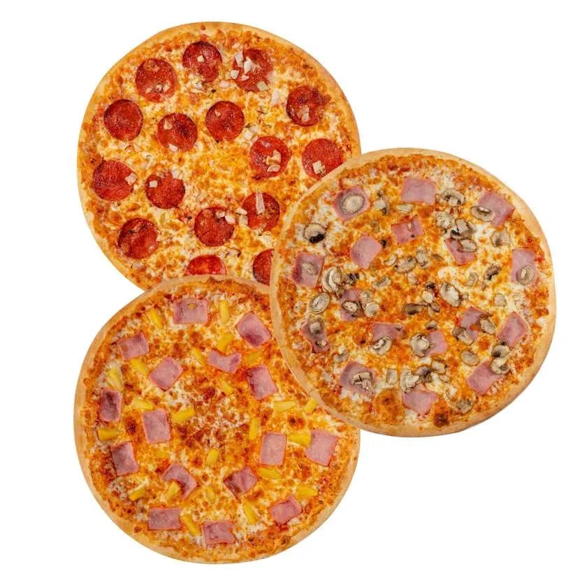 SUPER TRIO Classic: 3 x Large Pizza - 31.95/pc.