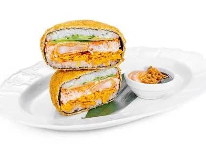 Sushi Burger z krewetkami