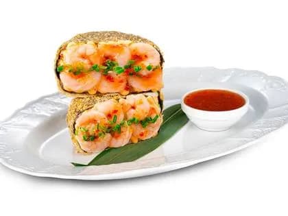 Sushi Burger Sweet Chili Shrimp