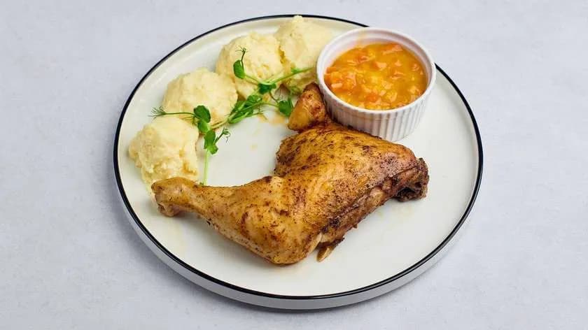 Zestaw 11. Udko z kurczaka smażone