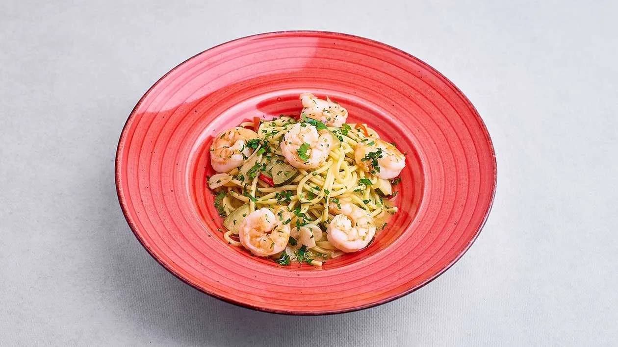 Spaghetti with Shrimps