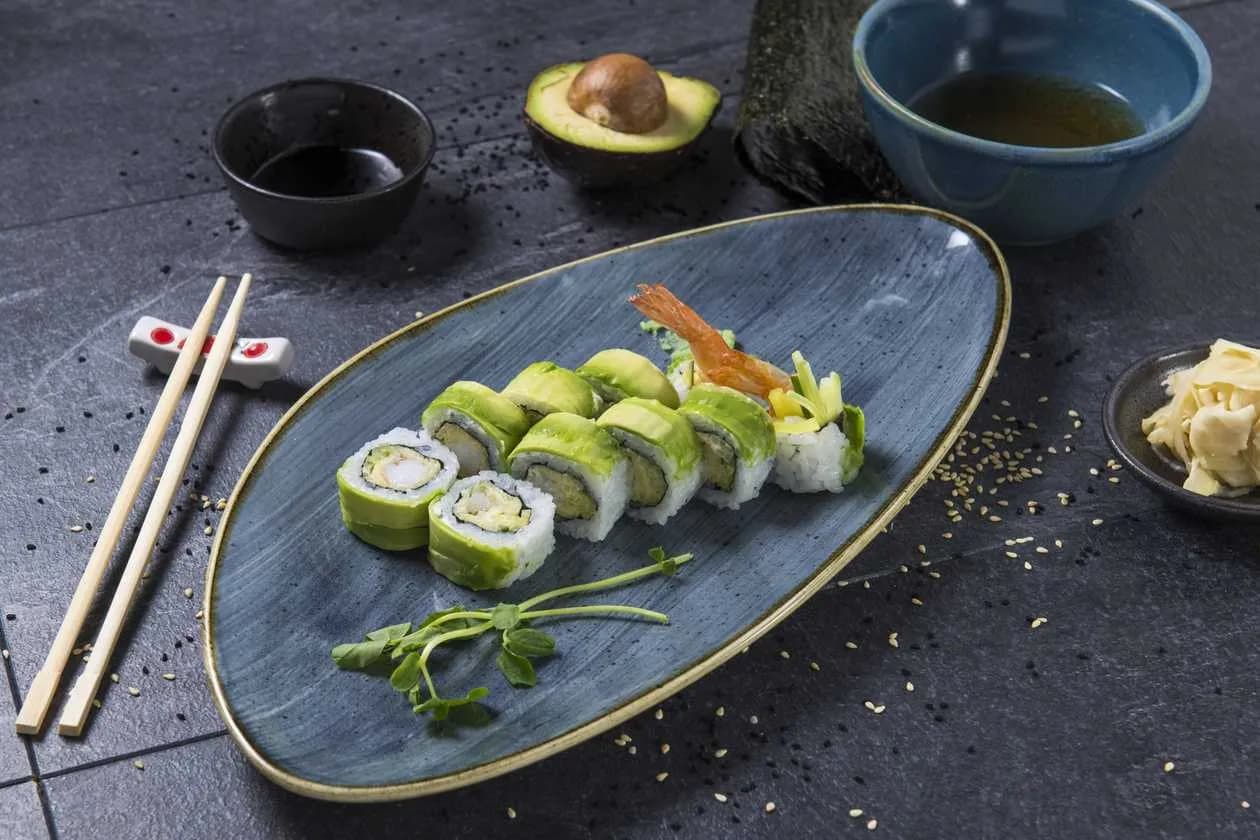 California Gold z Krewetką w Tempurze