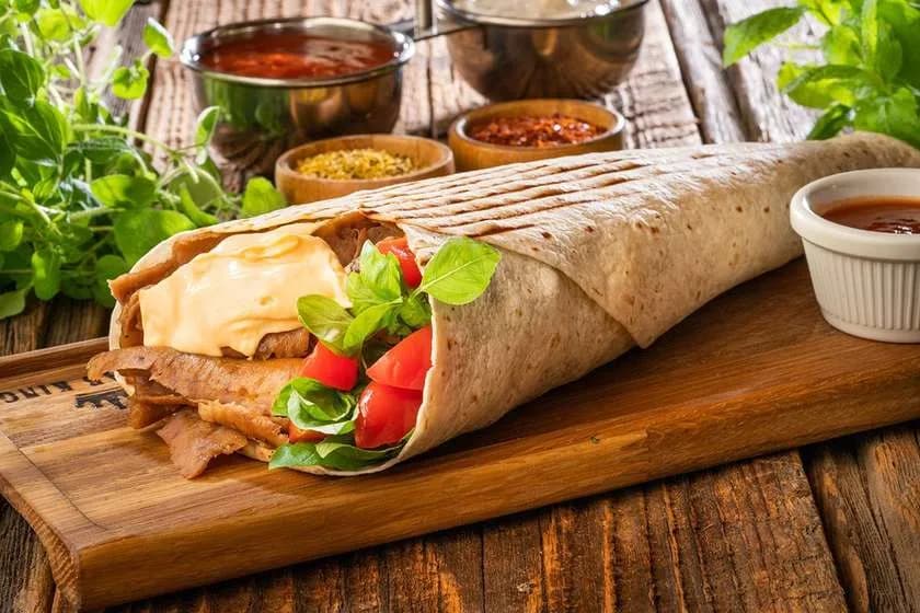 Sandwich with Cheese Sauce