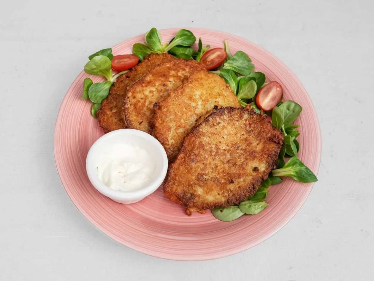 PLACKI ZIEMNIACZANE SMAŻONE NA ZŁOCISTY KOLOR