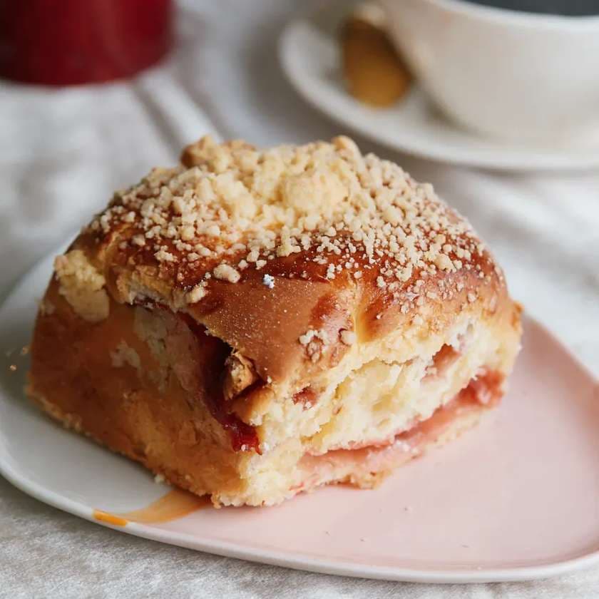 Raspberry Yeast Cake