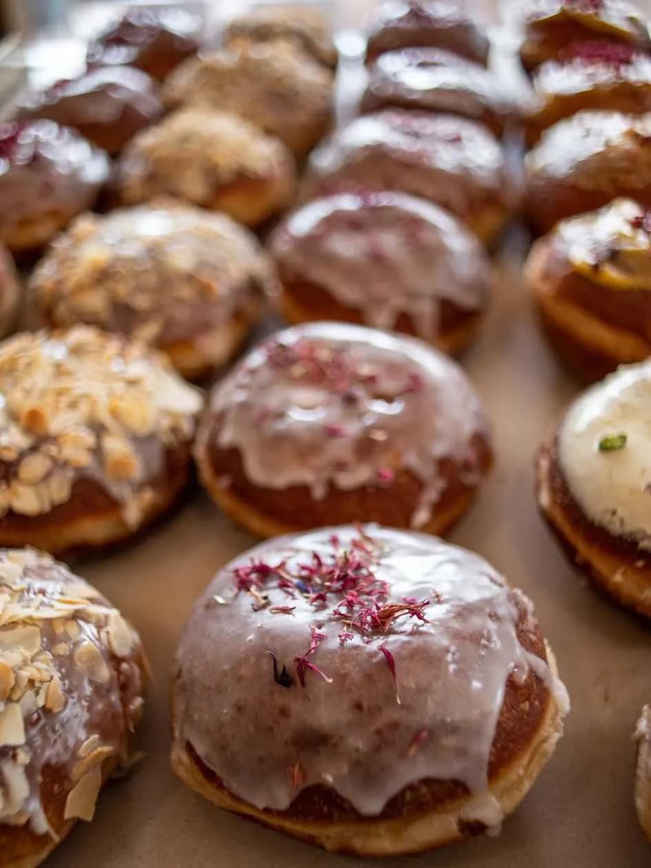 Donut with Rose and Icing