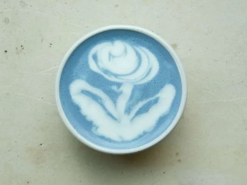 Niebeska Matcha - Latte