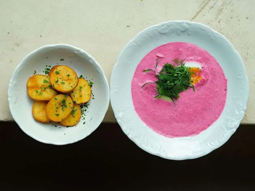 Chłodnik z ziemniakami