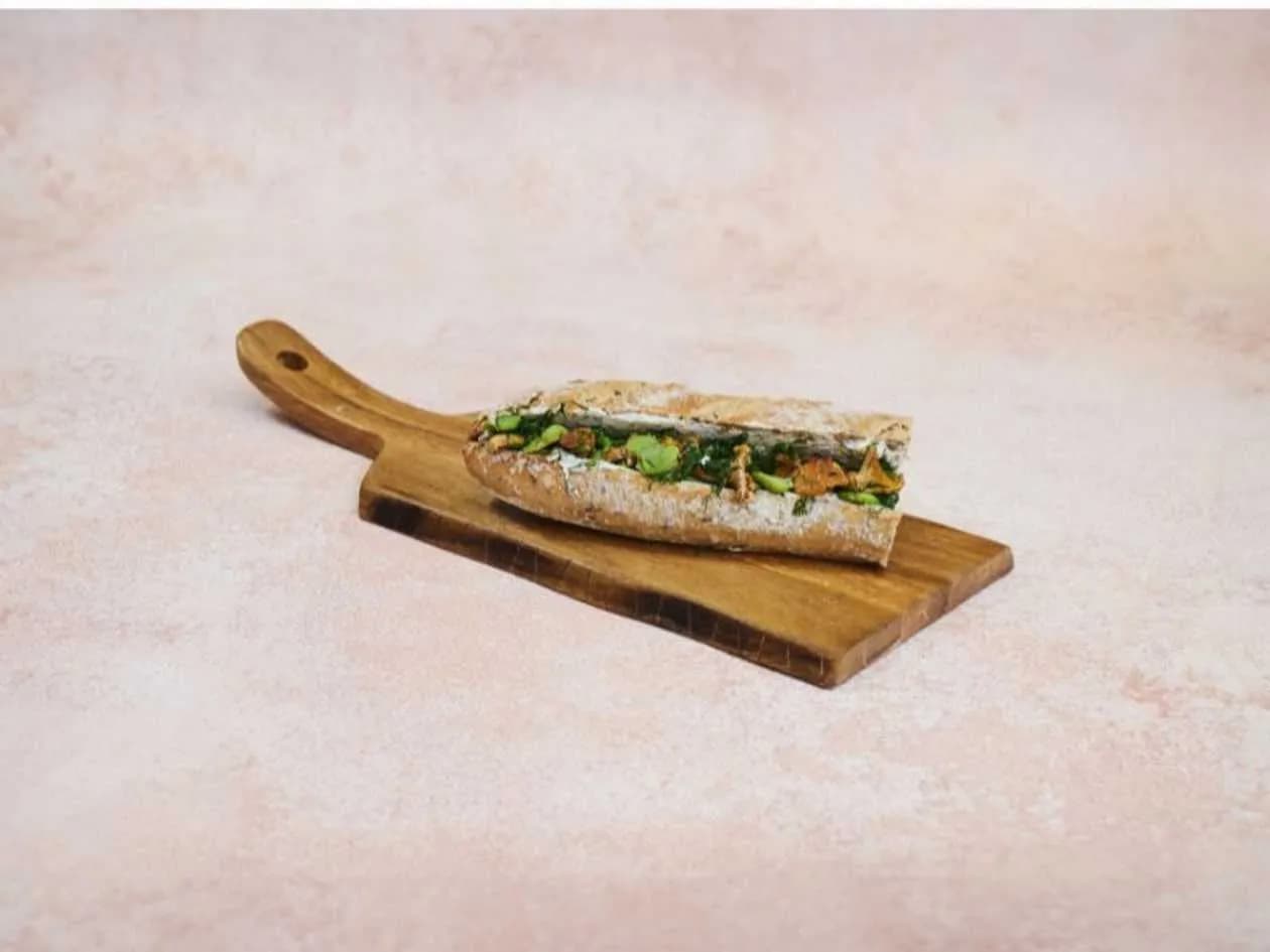 Gwiazda sezonu - kurki + labneh z truflami