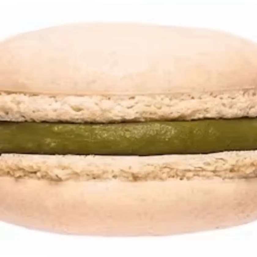 Makaronik matcha z jogurtem