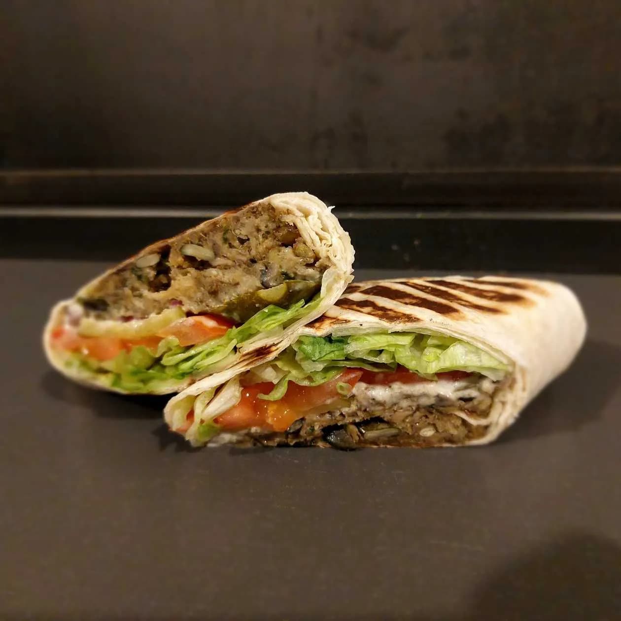 Wrap Champignon with Lentils