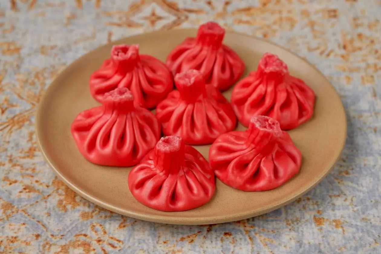 Khinkali with Cherry