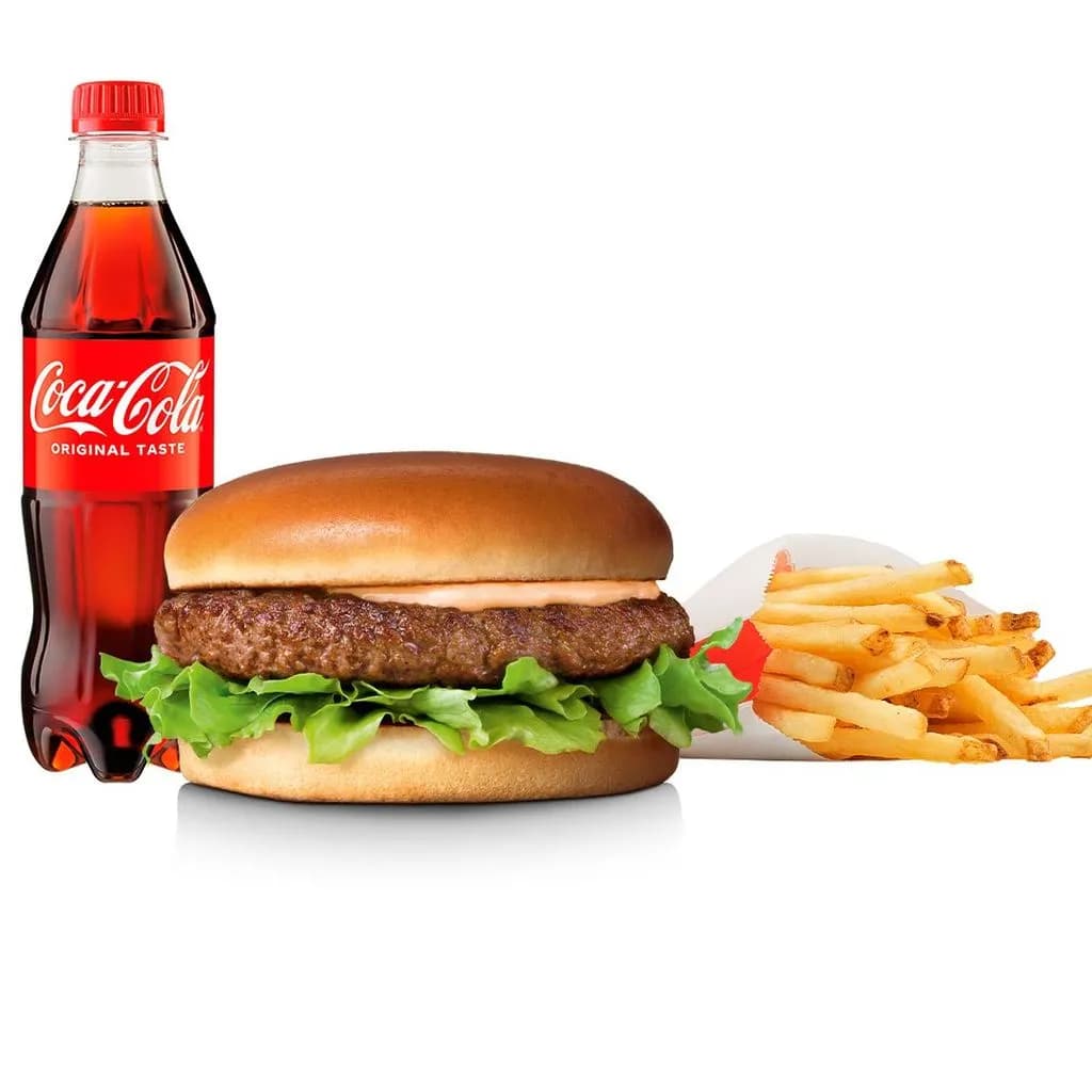 Hamburger w zestawie