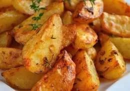 Ziemniaki pieczone łódeczki