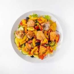 Sałatka z Łososiem + zupa