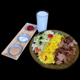 33- Zestaw kebab wołowy (DANIE + AYRAN)