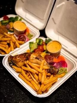 Talerz eko kurczak z rożna (ćwiartka)